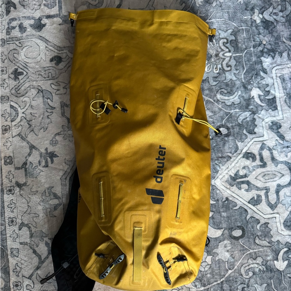 Deuter Men's Adventure Backpack in Mustard Yellow